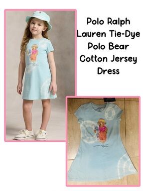 Polo Ralph Lauren Tie-Dye Polo Bear  Dress